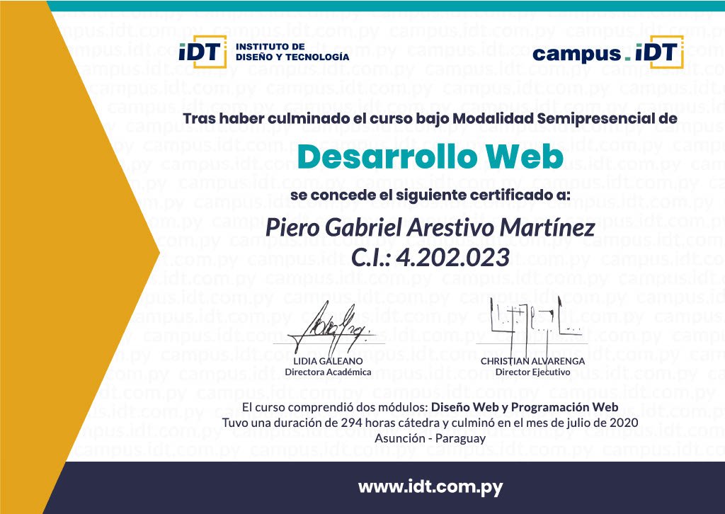 Diplomado en Desarrollo Webmaster